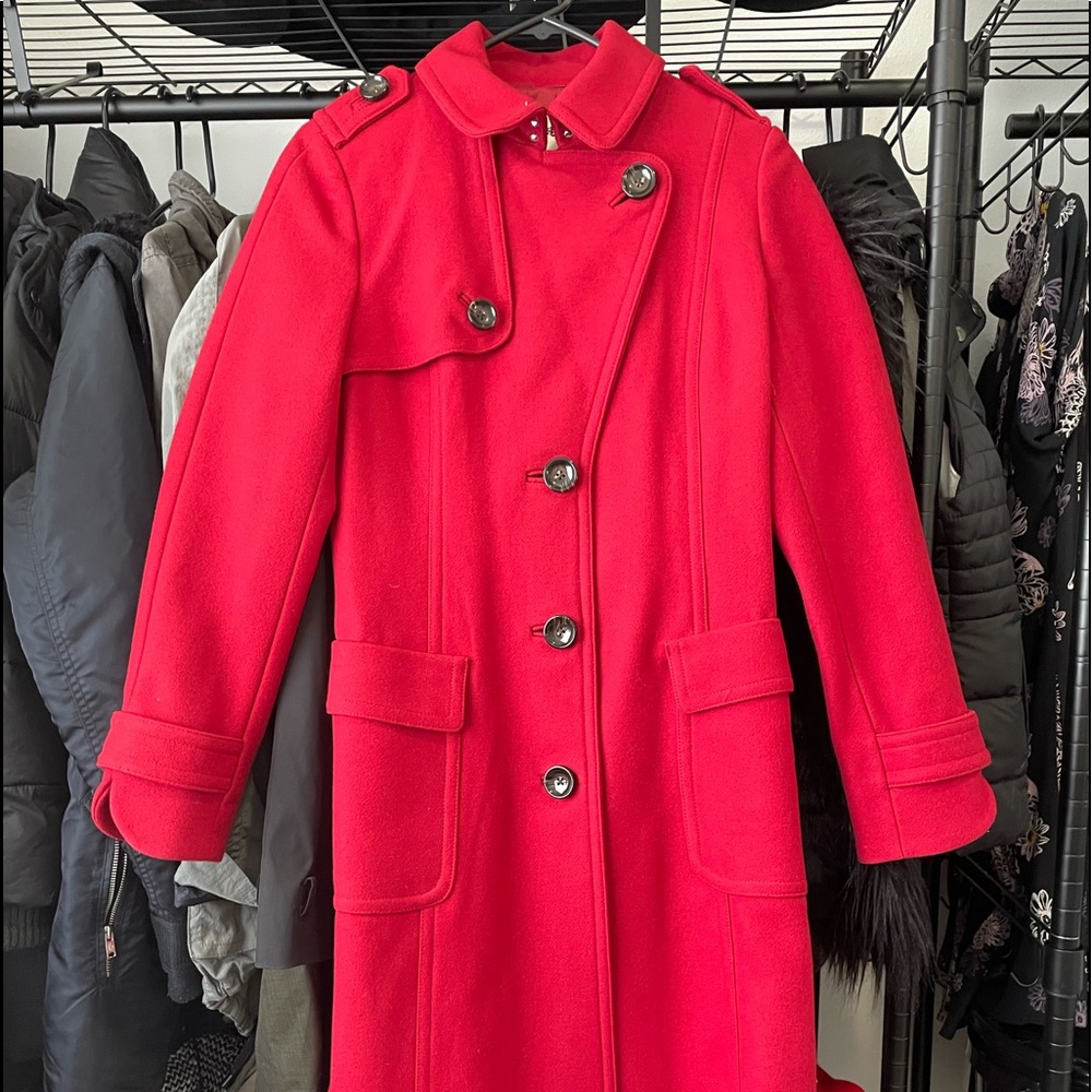Banana Republic Red Wool Cost size S